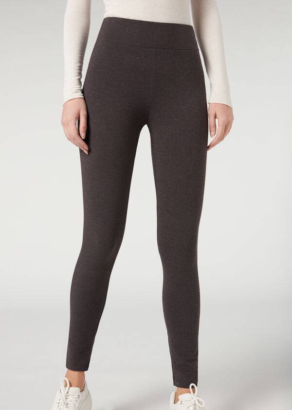 Leggins Calzedonia Thermal Mujer Grises | MX1495HK