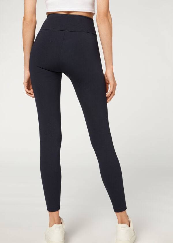 Leggins Calzedonia Total Shaper Mujer Azules | MX1488OR