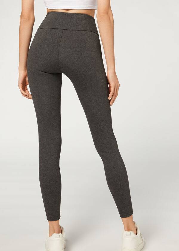 Leggins Calzedonia Total Shaper Mujer Grises | MX1489PQ