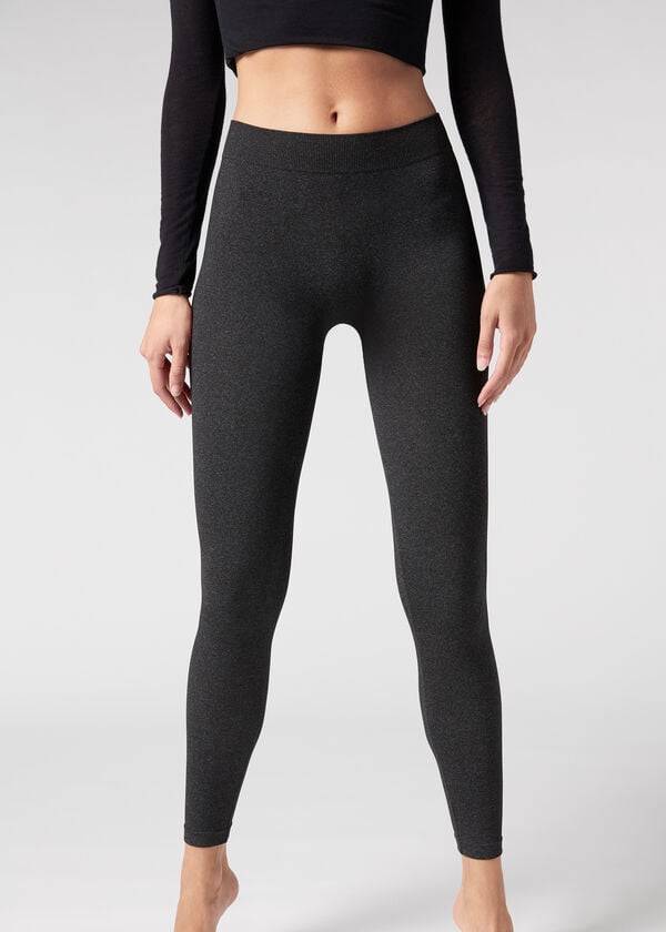 Leggins Calzedonia Ultra-Opaque Microfiber Mujer Grises | MX1481WY