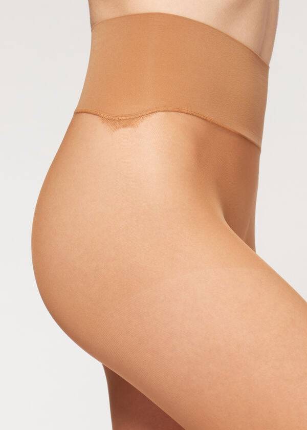 Mallas Calzedonia 20 Denier Essential Invisible Sheer Mujer Kaki | MX3050GL