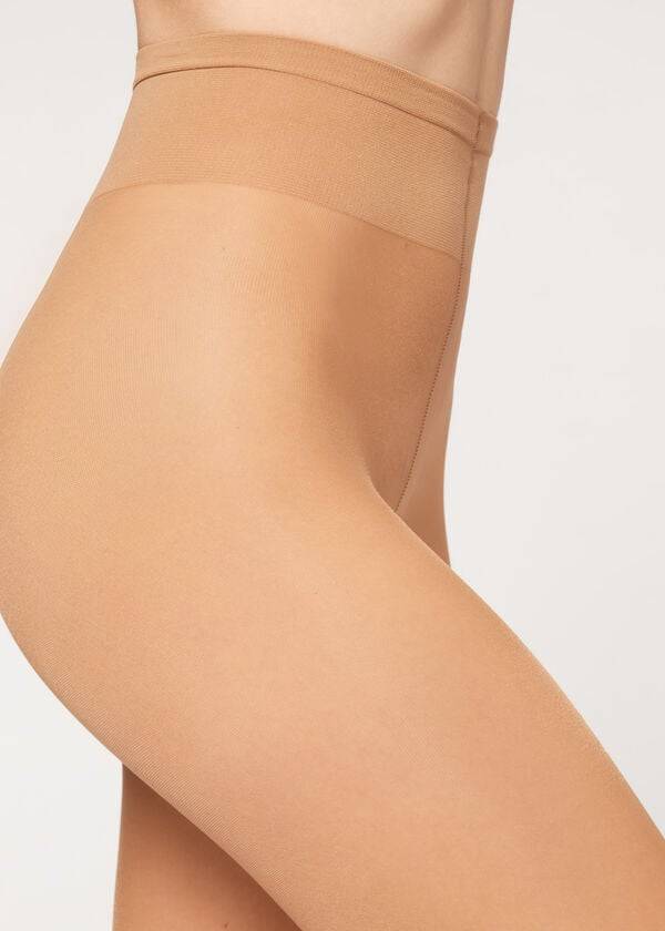 Mallas Calzedonia 40 Denier Sheer Mujer Beige Marrom | MX2983AP