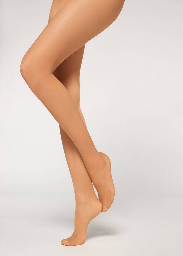 Mallas Calzedonia 40 Denier Sheer Mujer Beige Marrom | MX2983AP