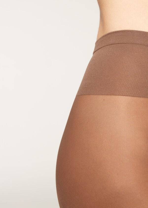 Mallas Calzedonia 40 Denier Sheer Mujer Marrom Grises | MX2984PQ