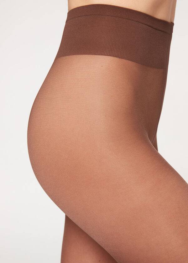 Mallas Calzedonia 40 Denier Sheer Mujer Cafes | MX2987UT