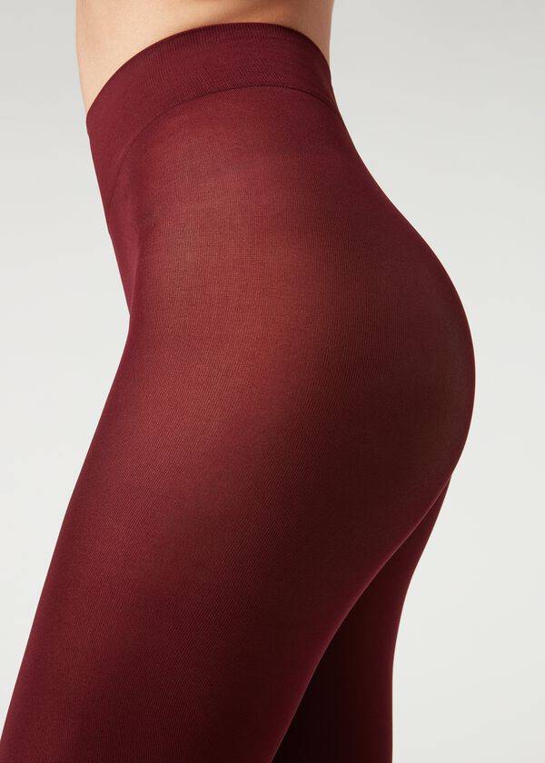 Mallas Calzedonia 50 Denier Total Comodidad Soft Touch Patterned Mujer Rojos | MX3115ZG