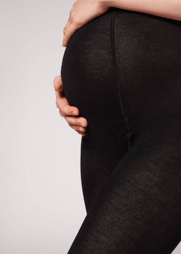 Mallas Calzedonia Maternity with Cashmere Mujer Negros | MX3184CE