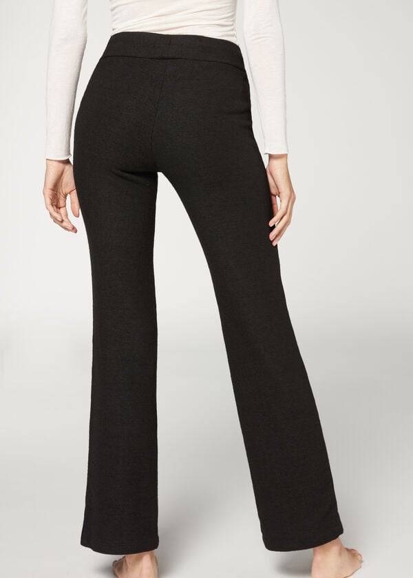 Pantalones Calzedonia Cashmere Directo Mujer Negros | MX1471KI