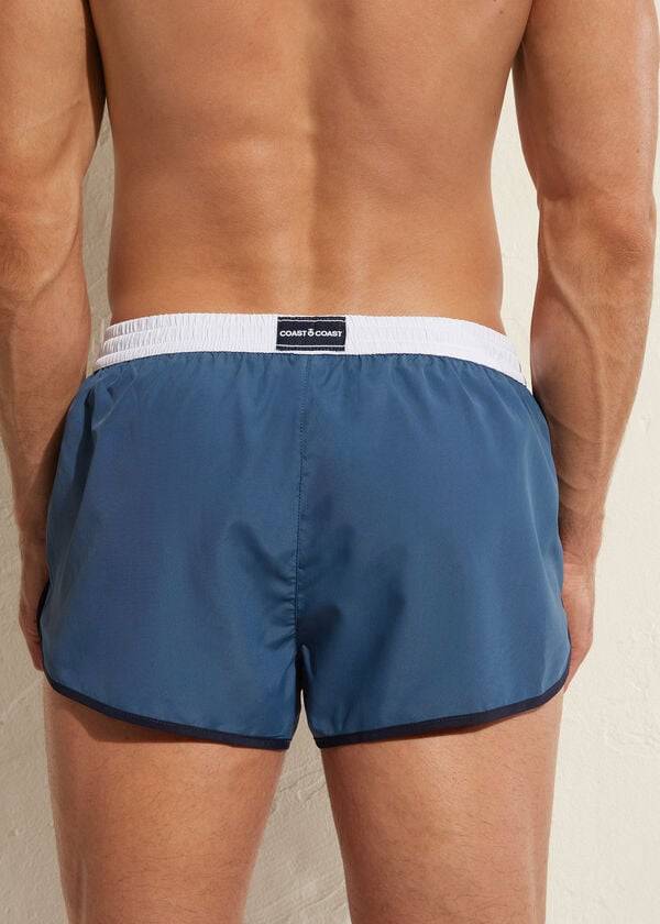 Traje De Baño Calzedonia Venice Beach Eco Hombre Azules | MX1275RW